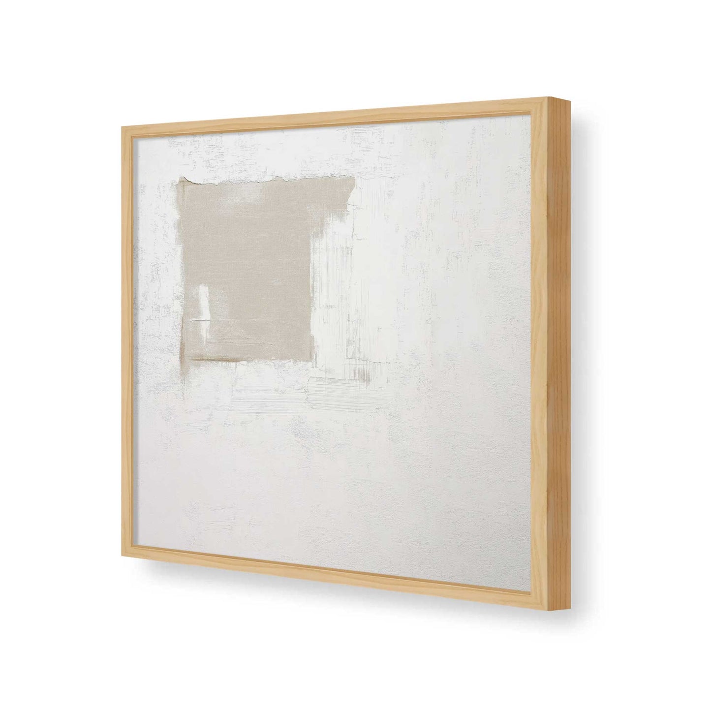 [Color:American Maple], Picture of art in a American Maple frame of the corner