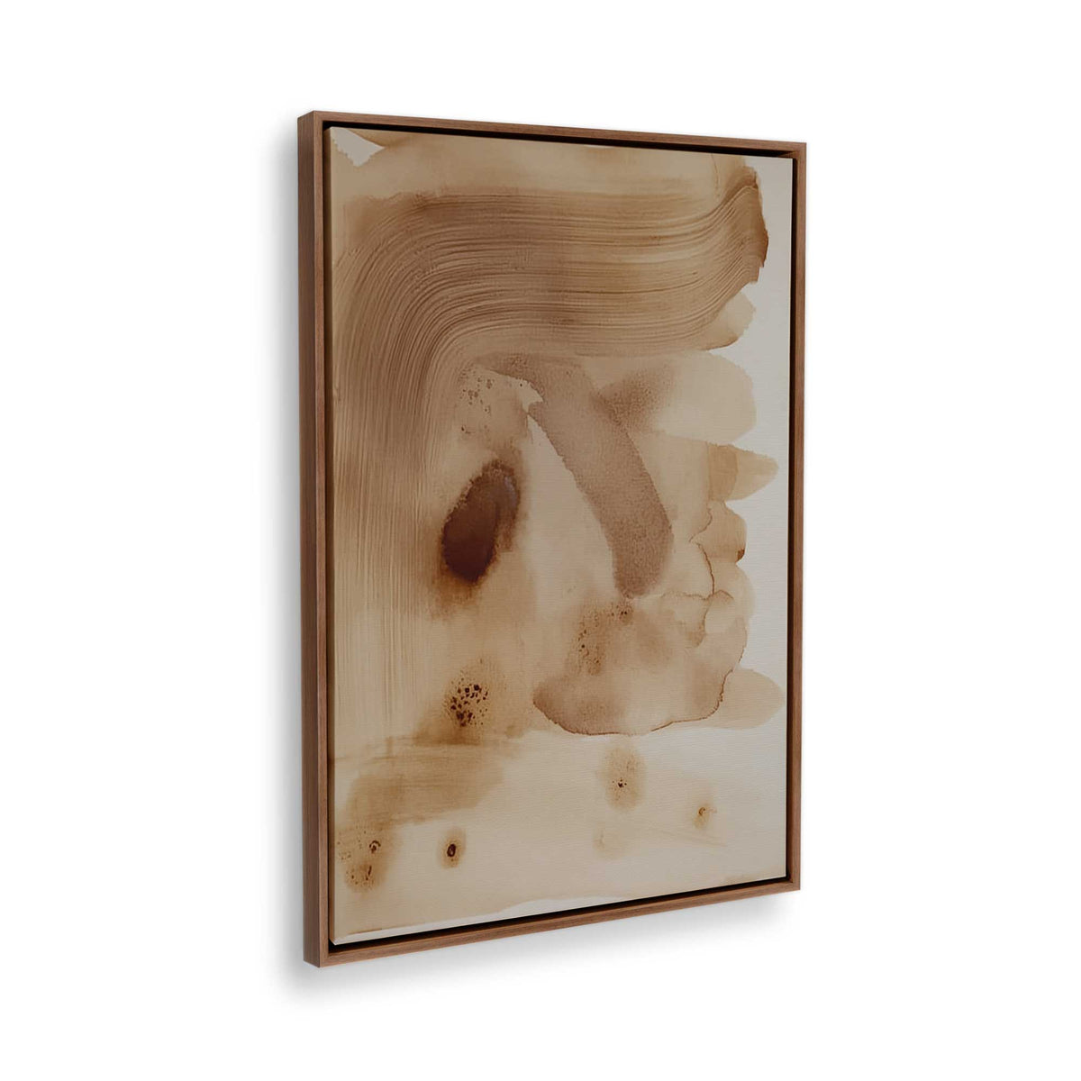 [Color:Walnut], Picture of the corner of the art