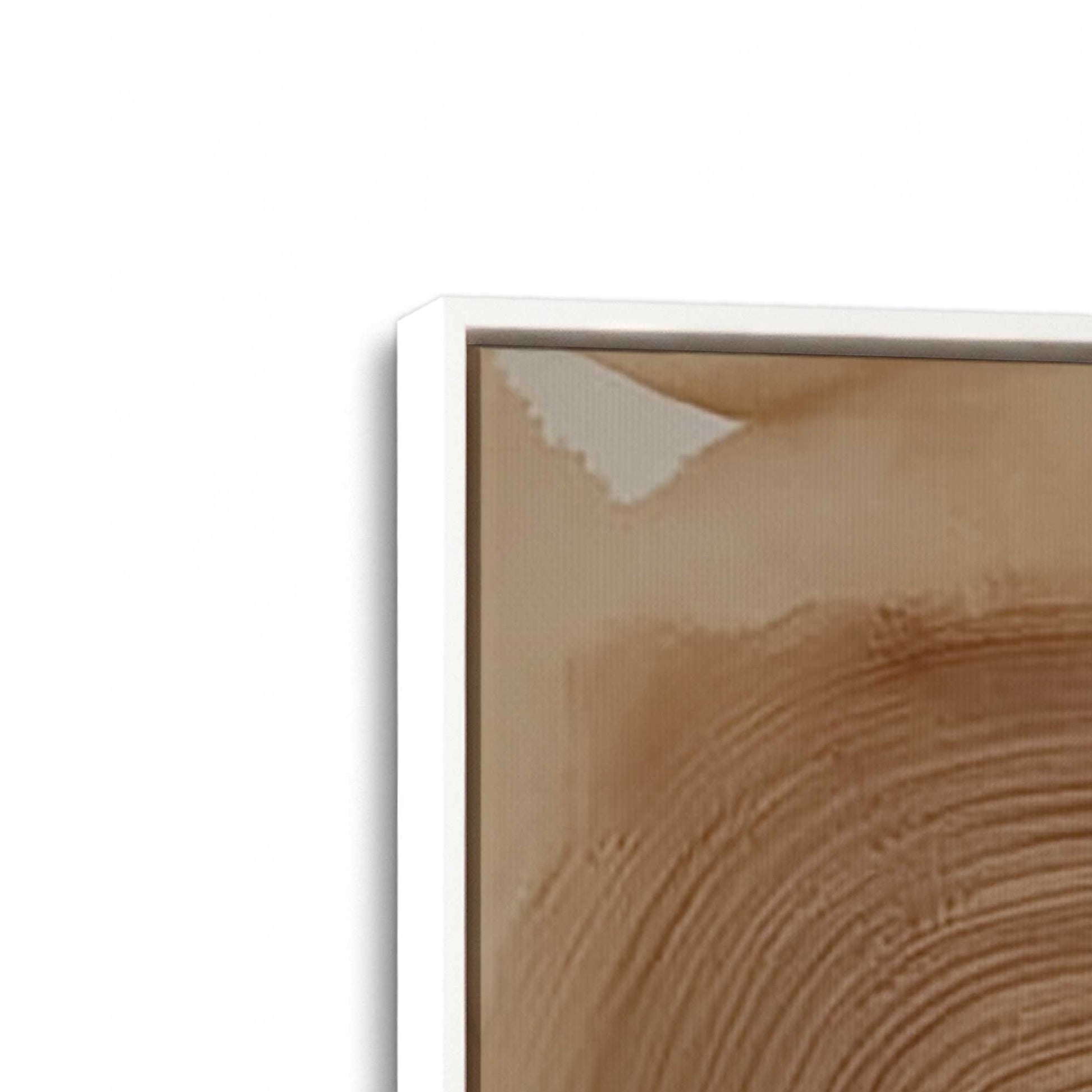 [Color:Opaque White], Picture of art in a White frame at an angle