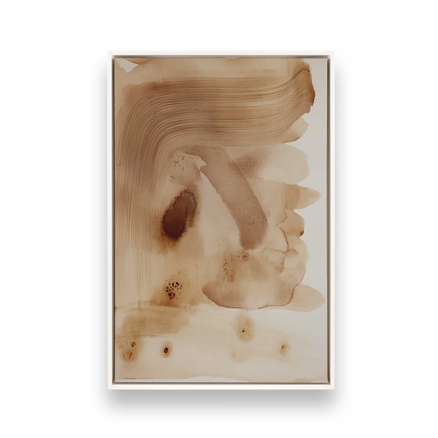 [Color:Opaque White], Picture of art in a White frame
