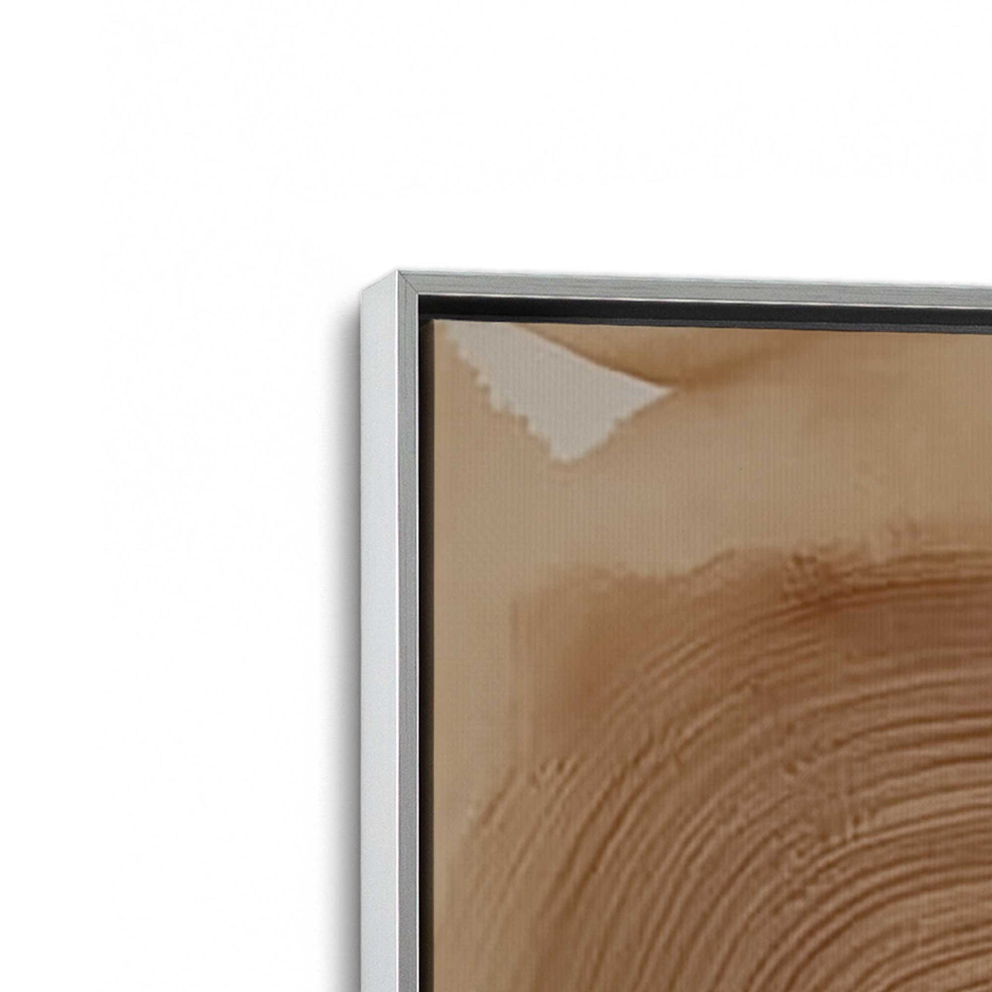 [Color:Polished Chrome], Picture of art in a Polished Chrome frame at an angle