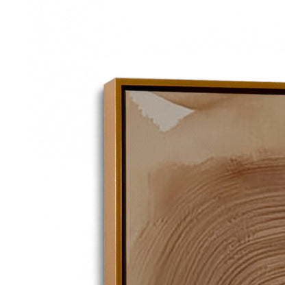 [Color:Polished Gold], Picture of art in a Polished Gold frame at an angle
