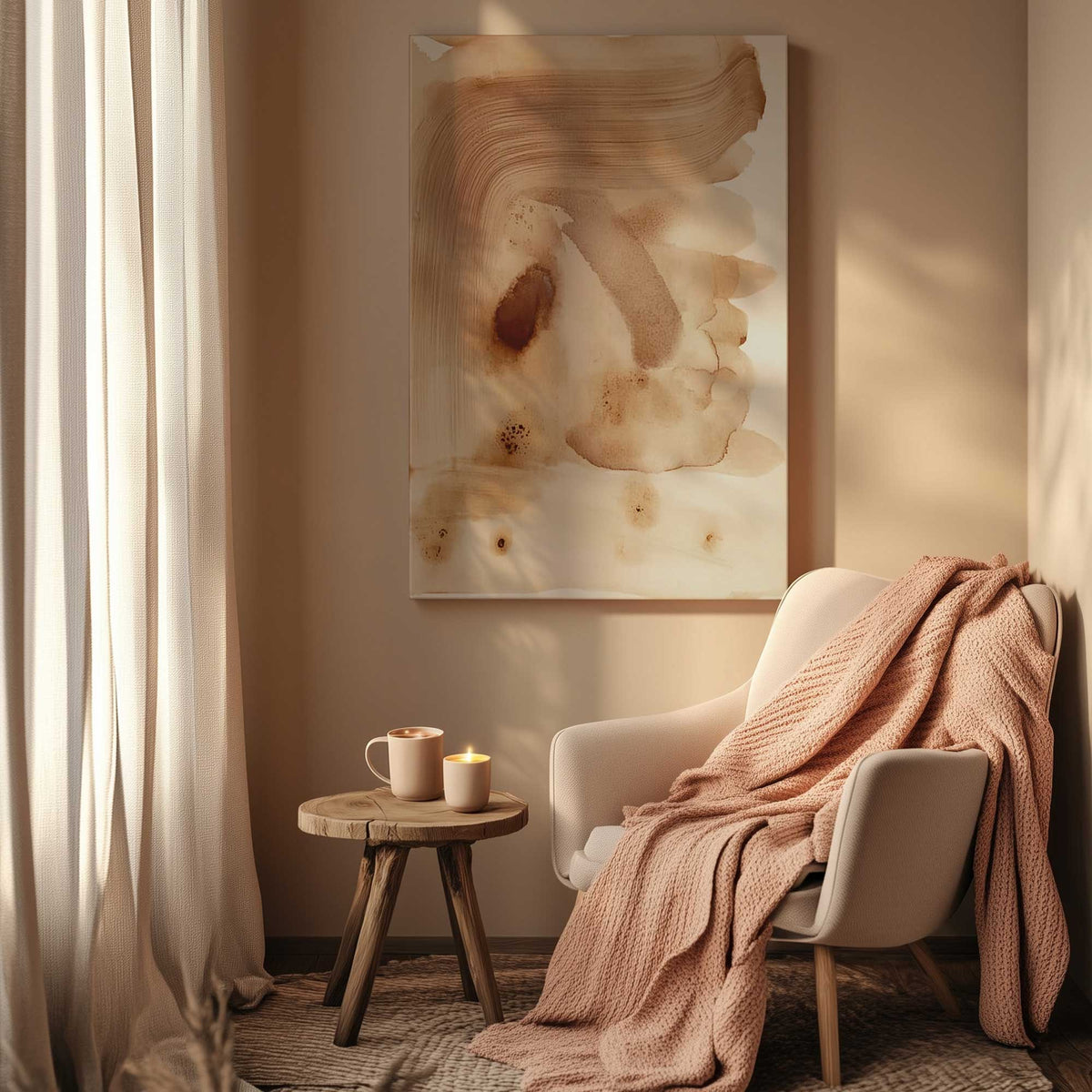 Picture of art in a room