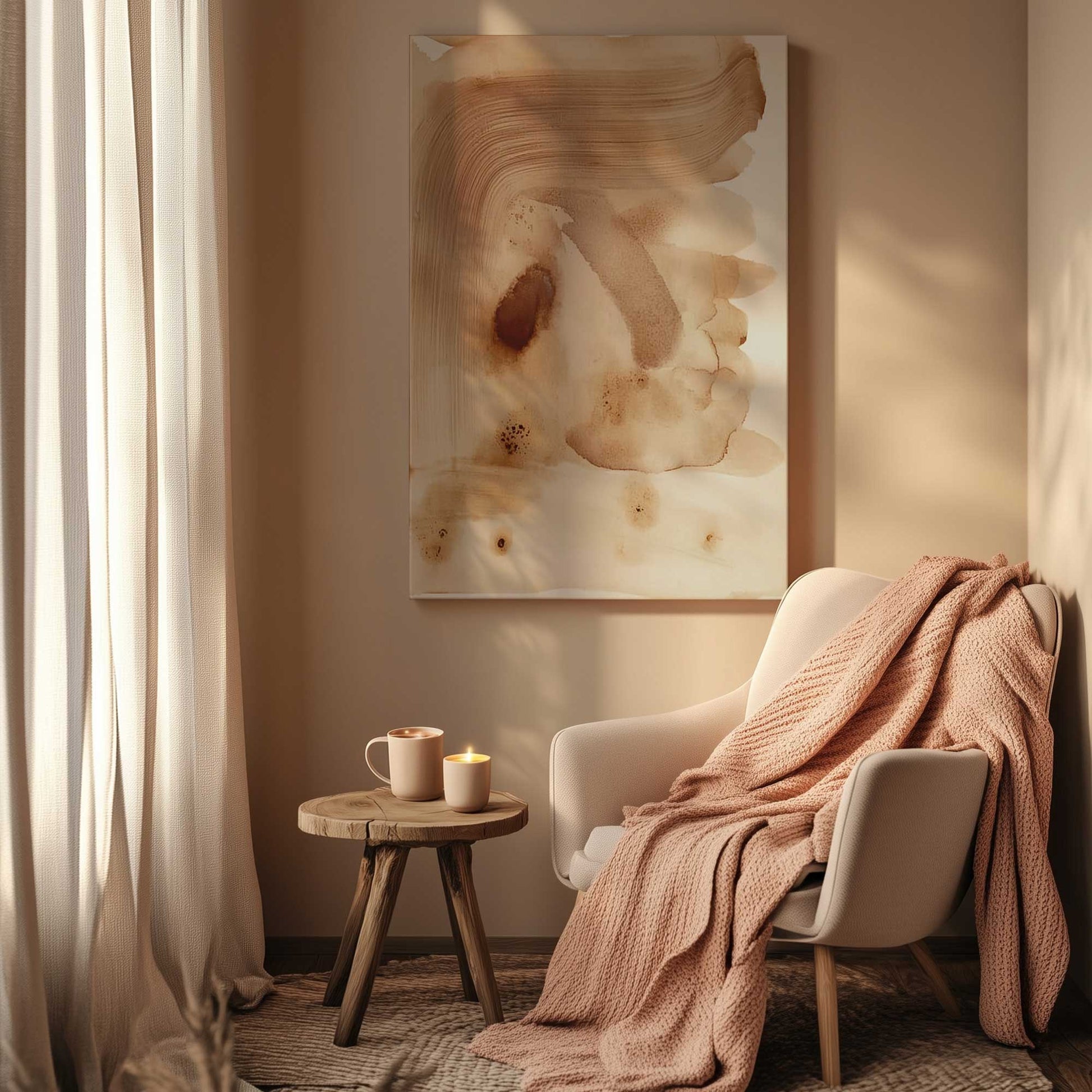 Picture of art in a room