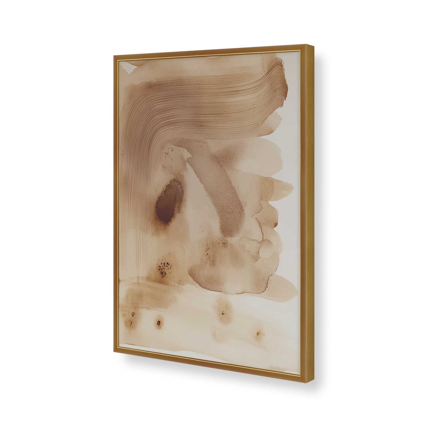 [Color:Polished Gold], Picture of art in a Polished Gold frame of the corner