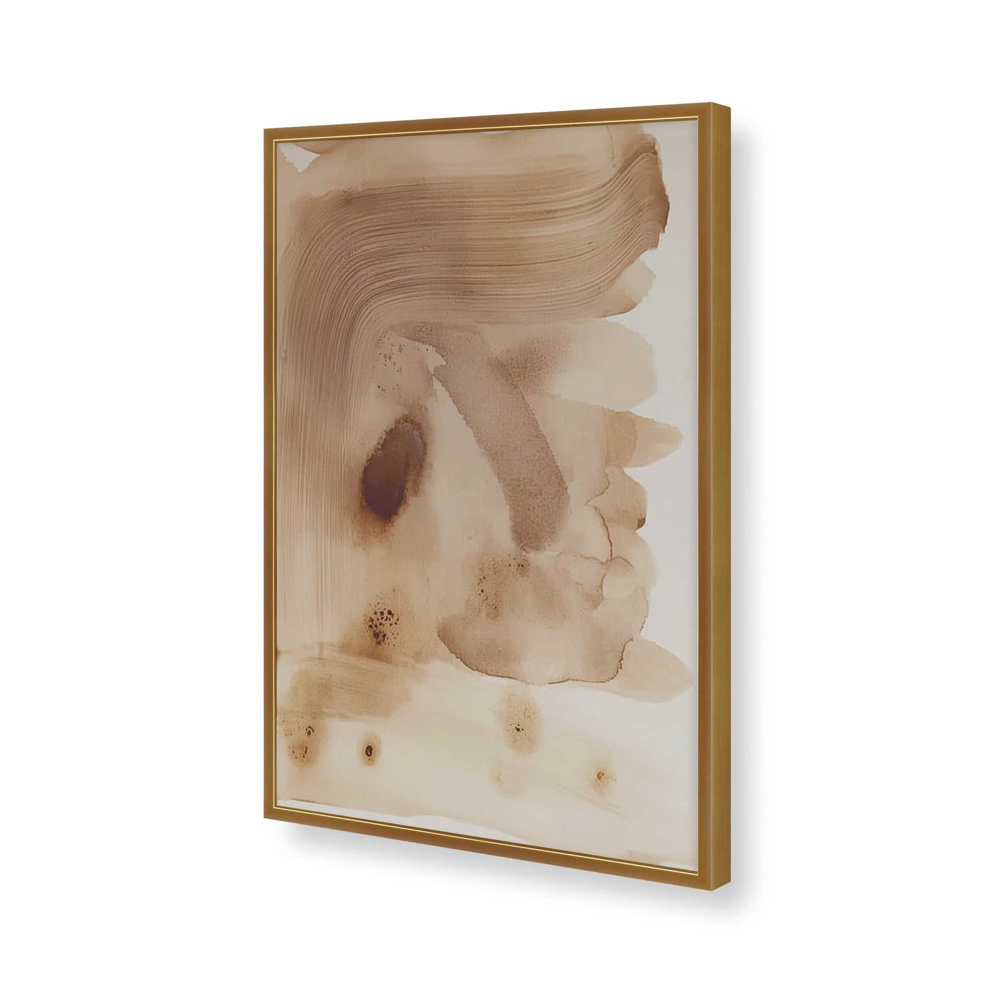[Color:Polished Gold], Picture of art in a Polished Gold frame of the corner