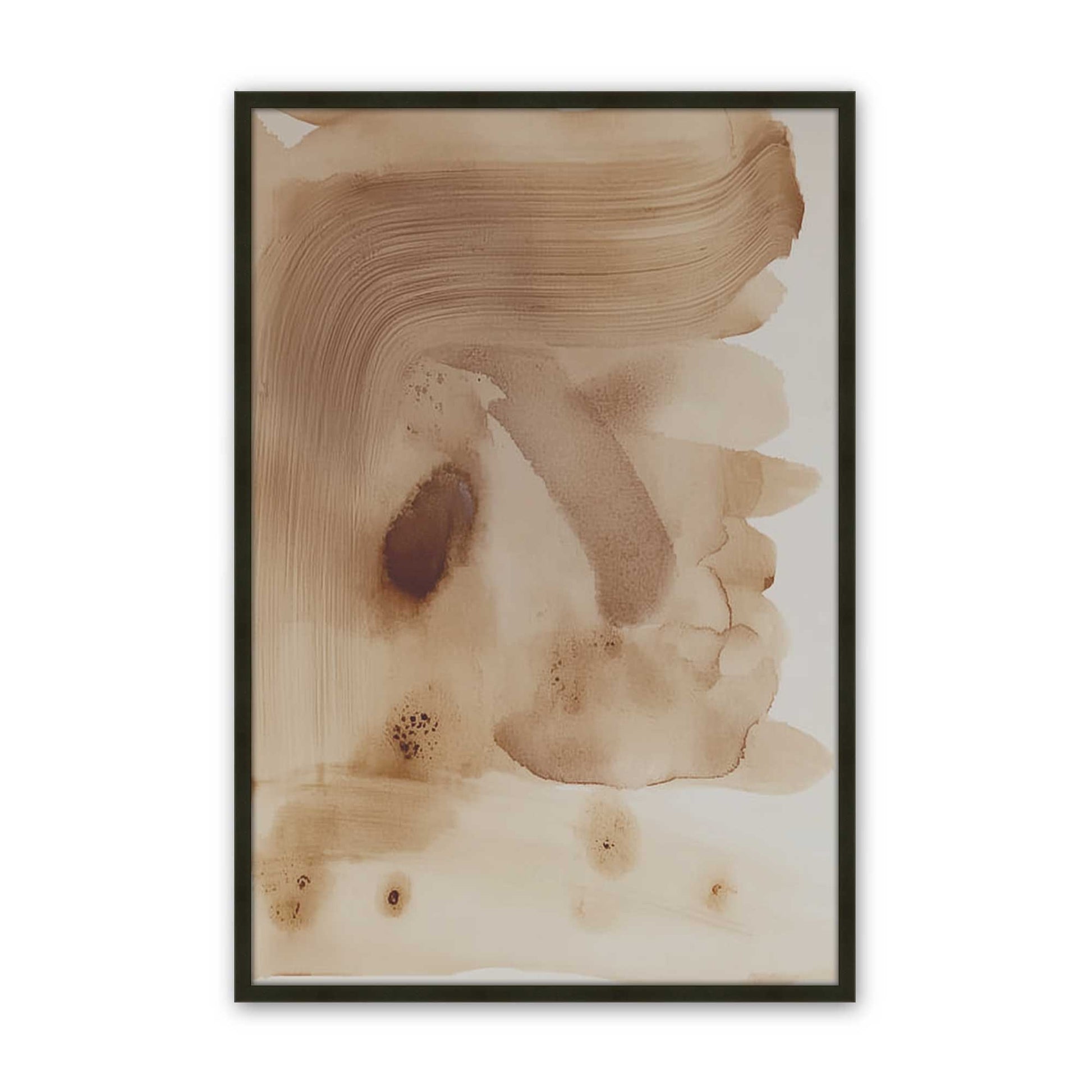 [Color:Satin Black], Picture of art in a Satin Black frame