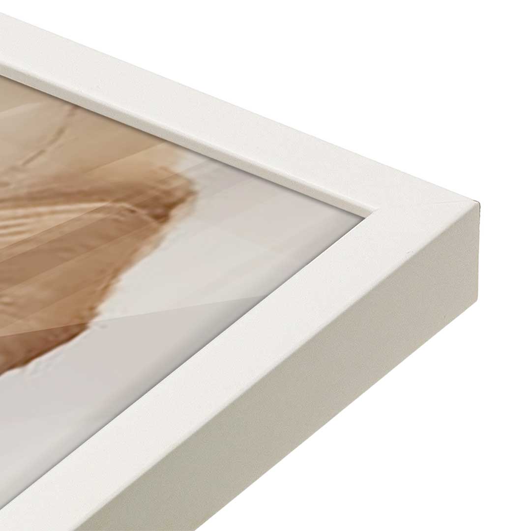 [Color:Opaque White], Picture of art in a Opaque White frame at an angle