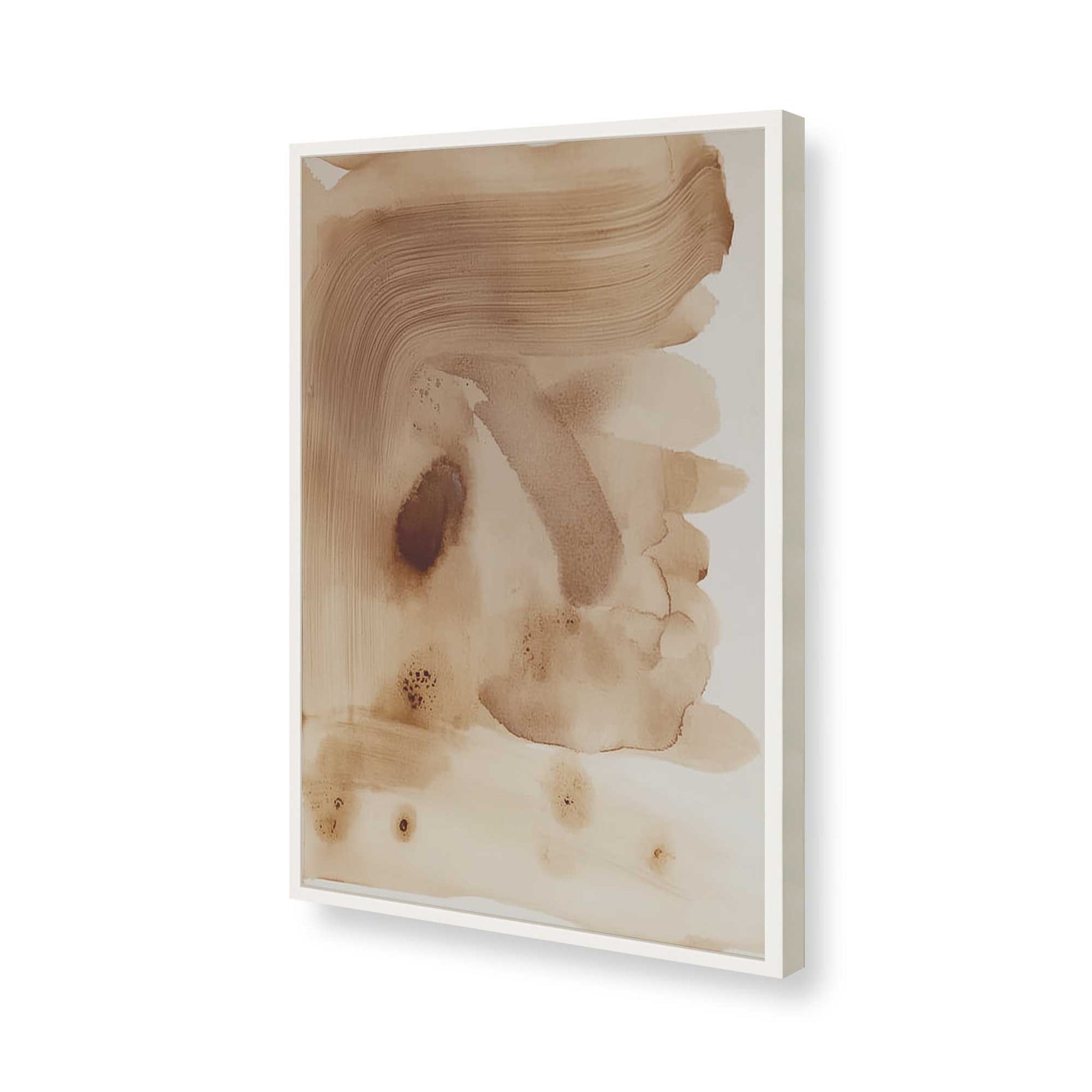 [Color:Opaque White], Picture of art in a Opaque White frame of the corner