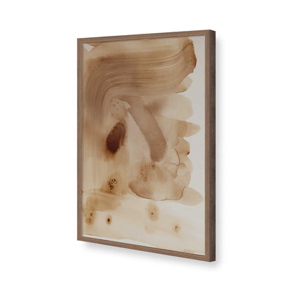 [Color:Walnut], Picture of art in a Walnut frame of the corner