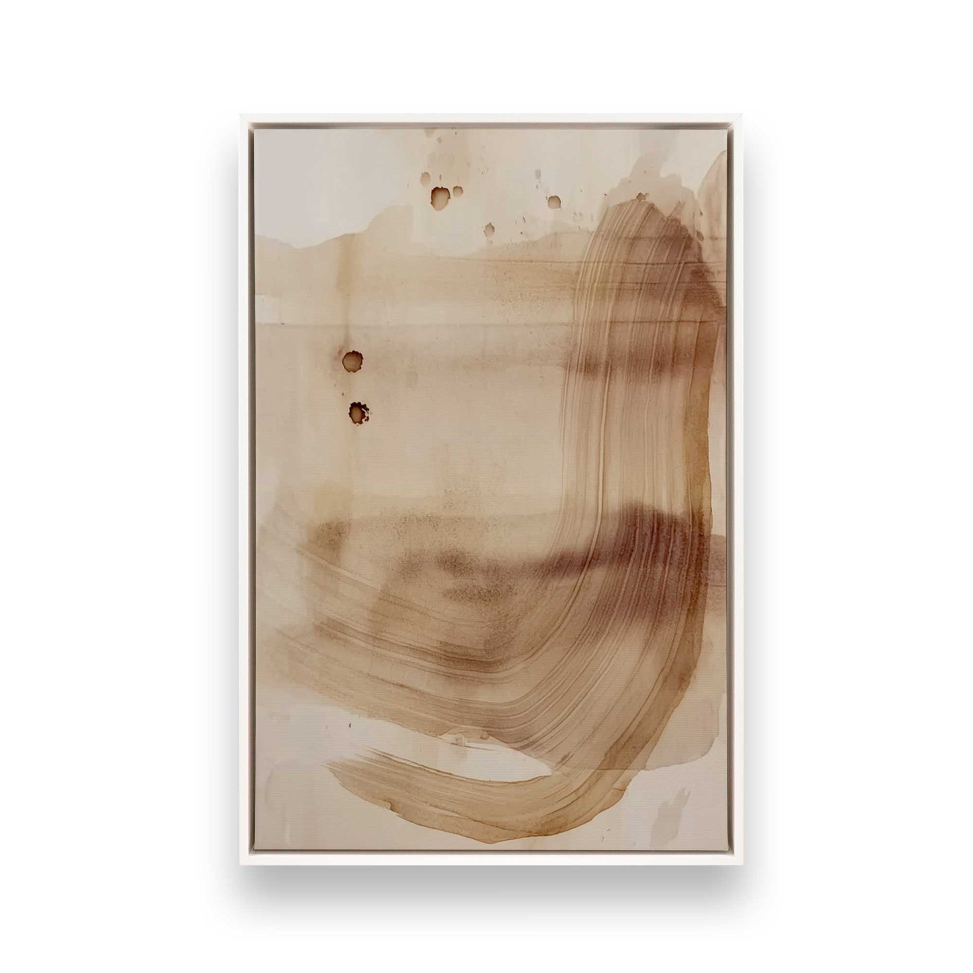 [Color:Opaque White], Picture of art in a White frame