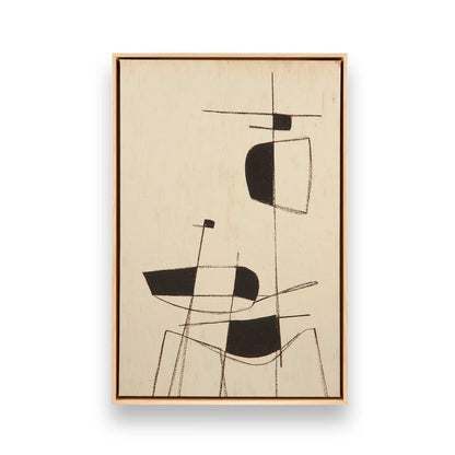 [Color:American Maple], Picture of art in a American Maple frame