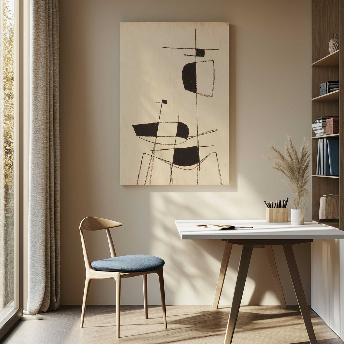 Picture of art in a room