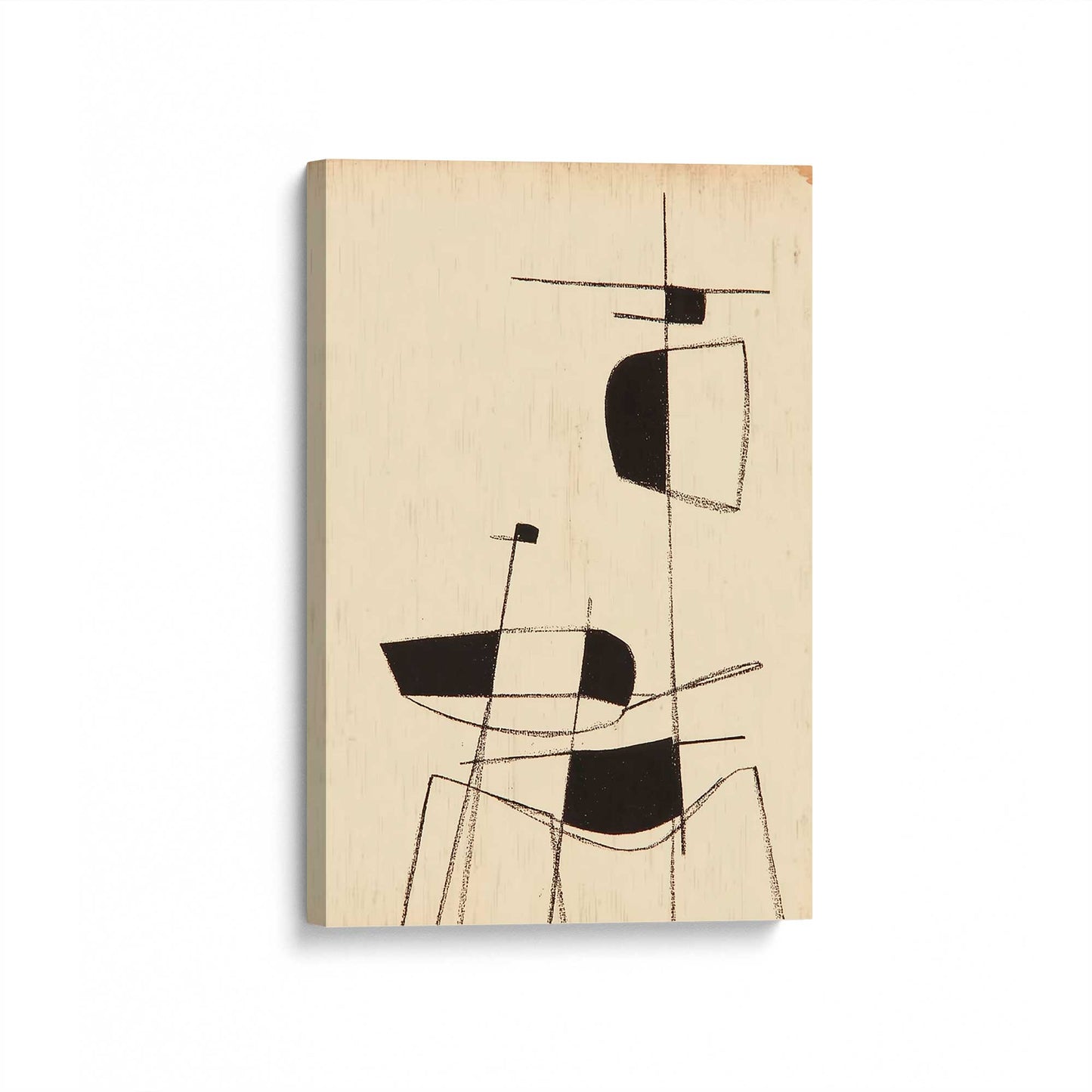 [Color:Stretched Canvas], Picture of art at an angle