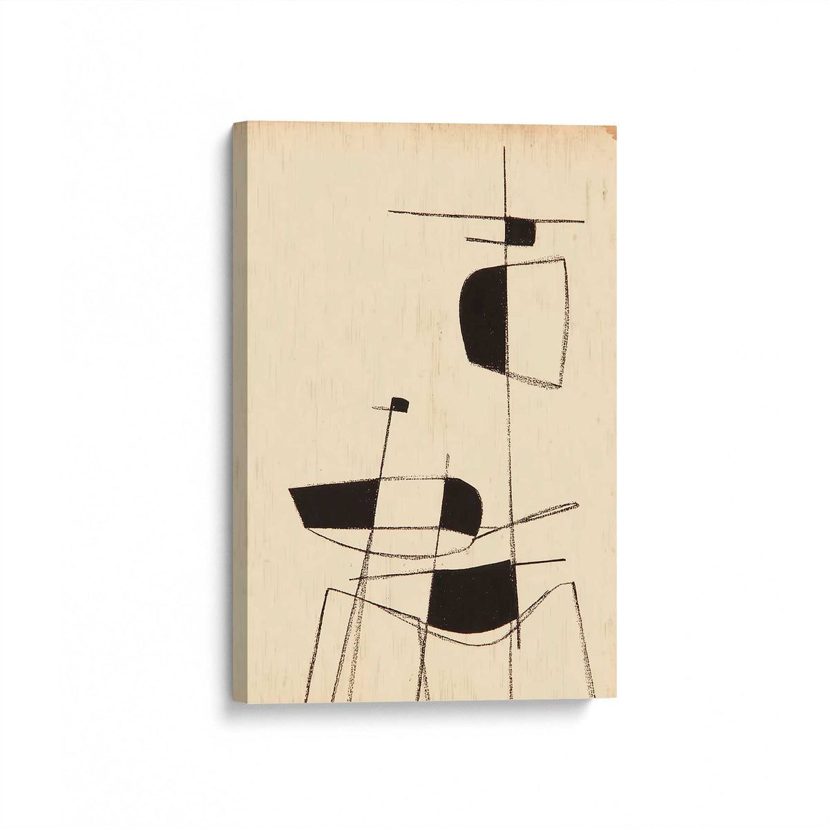 [Color:Stretched Canvas], Picture of art at an angle