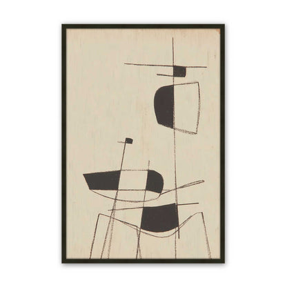 [Color:Satin Black], Picture of art in a Satin Black frame