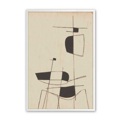 [Color:Opaque White], Picture of art in a Opaque White frame