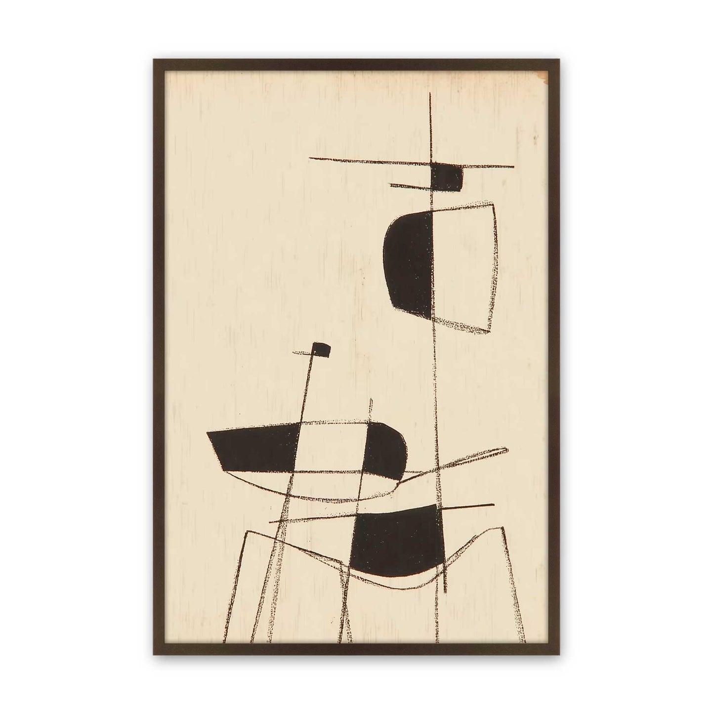 [Color:Belvinder Brown], Picture of art in a Belvinder Brown frame