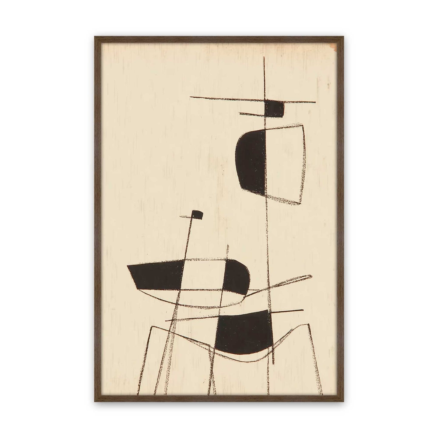 [Color:Walnut], Picture of art in a Walnut frame