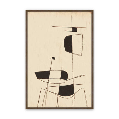 [Color:Walnut], Picture of art in a Walnut frame