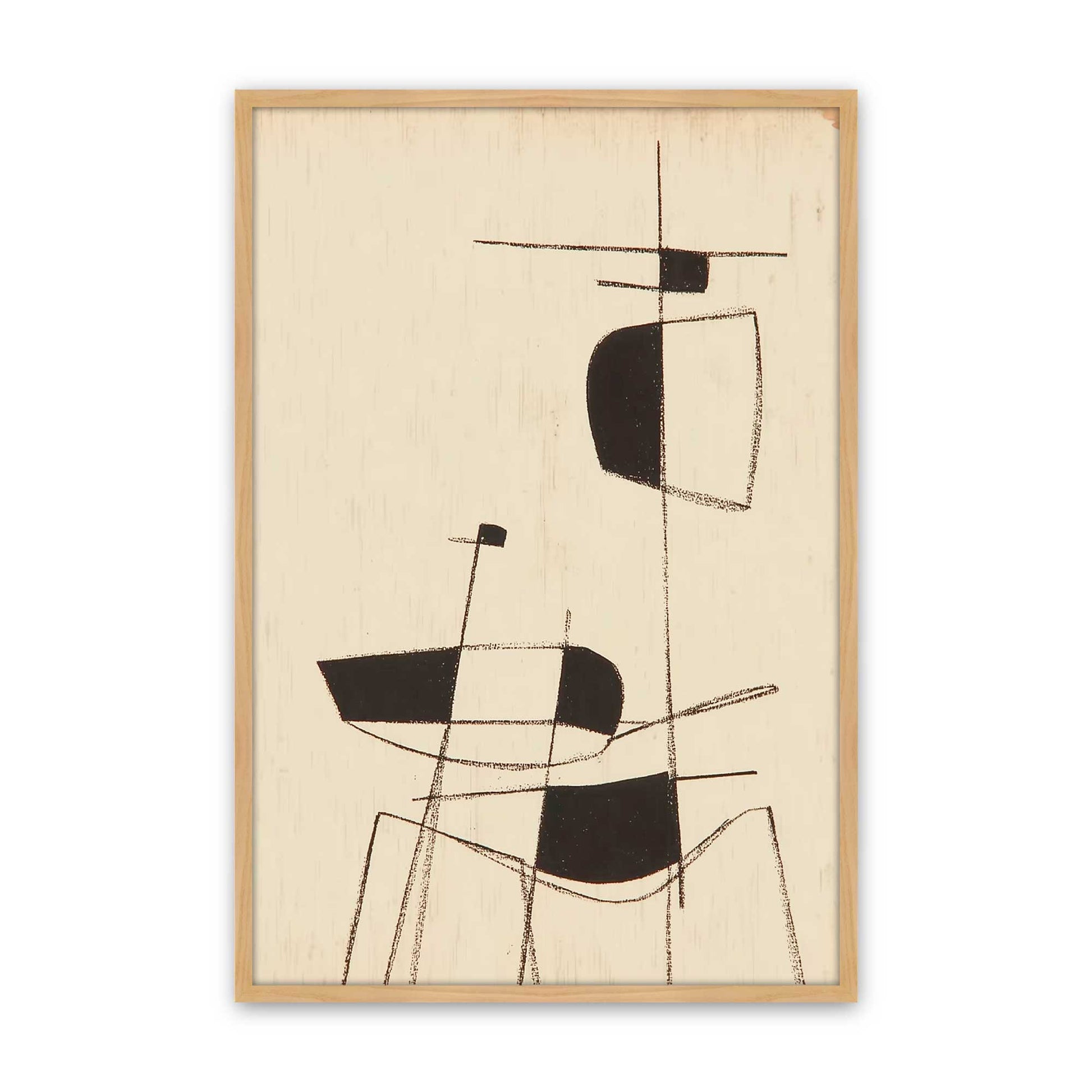 [Color:American Maple], Picture of art in a American Maple frame