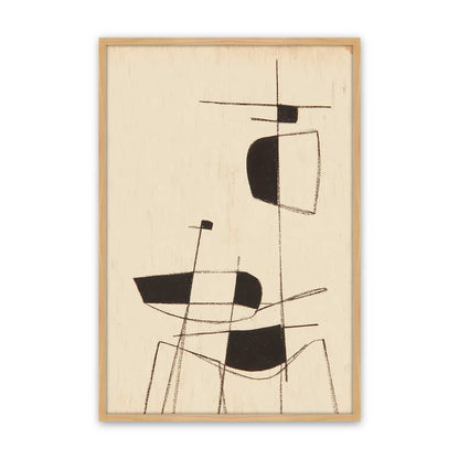 [Color:American Maple], Picture of art in a American Maple frame