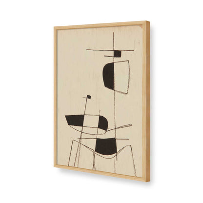 [Color:American Maple], Picture of art in a American Maple frame of the corner