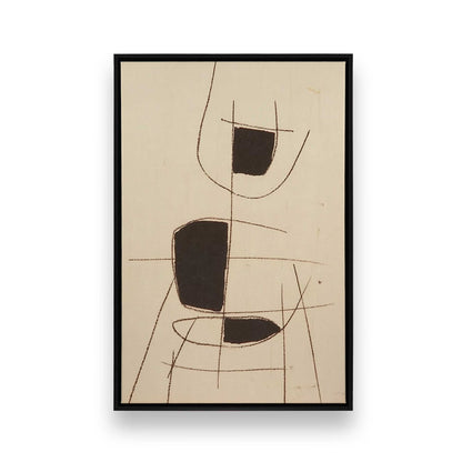 [Color:Satin Black], Picture of art in a Satin Black frame