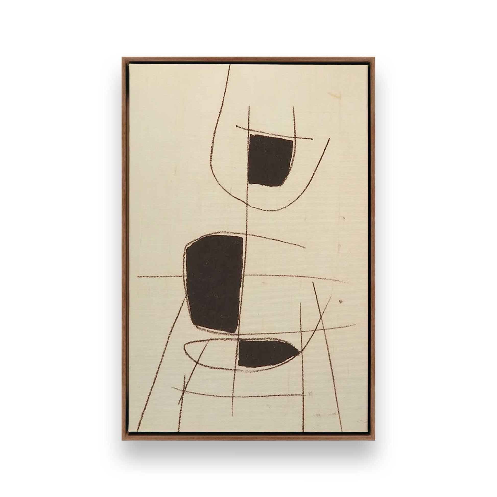 [Color:Walnut], Picture of art in a Walnut frame