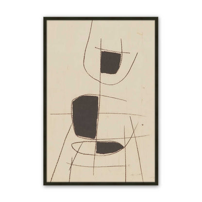 [Color:Satin Black], Picture of art in a Satin Black frame