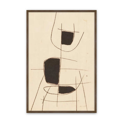 [Color:Walnut], Picture of art in a Walnut frame