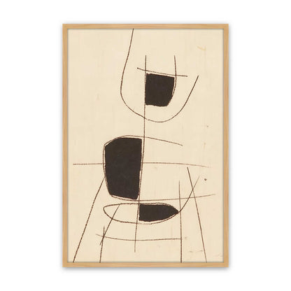 [Color:American Maple], Picture of art in a American Maple frame