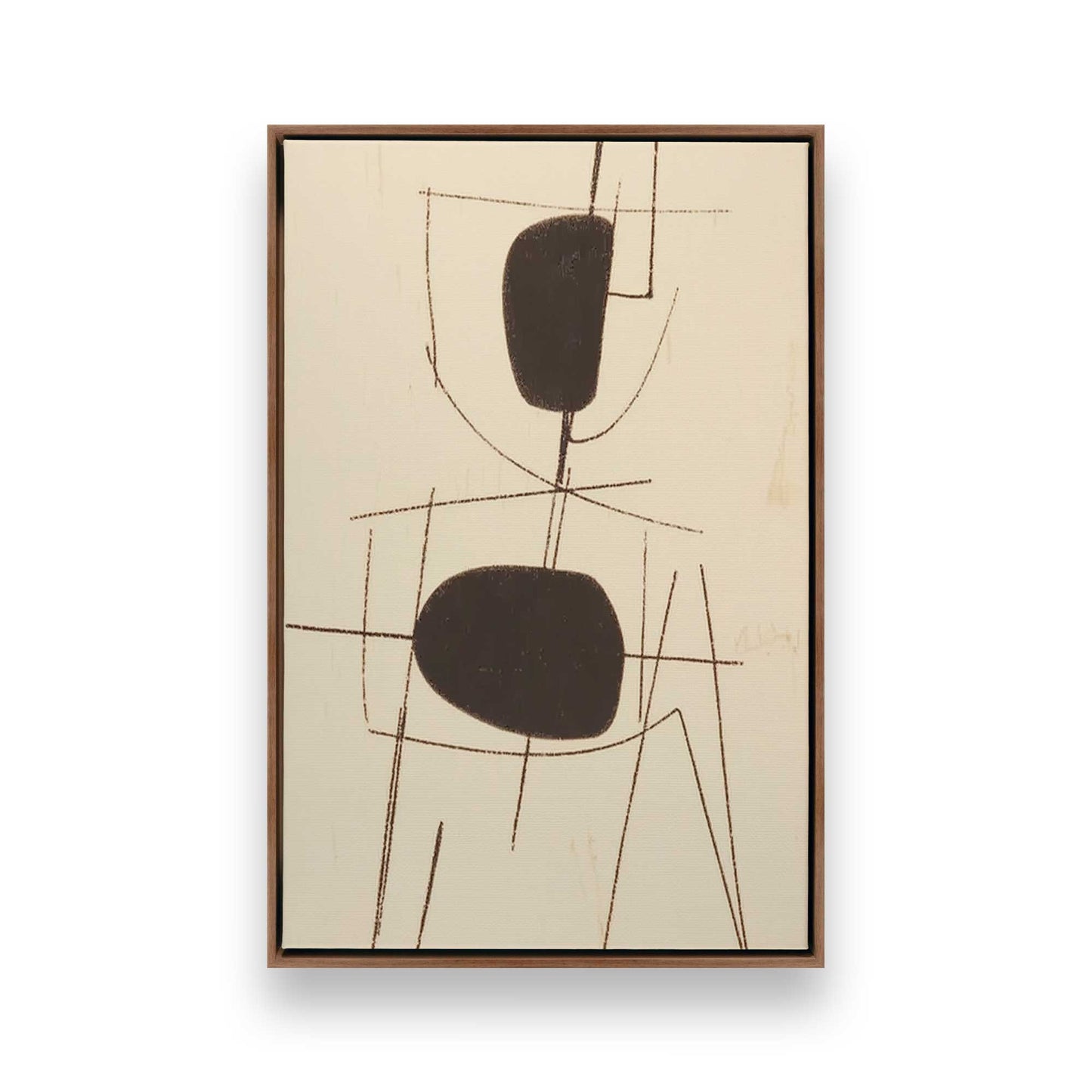 [Color:Walnut], Picture of art in a Walnut frame
