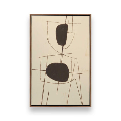 [Color:Walnut], Picture of art in a Walnut frame