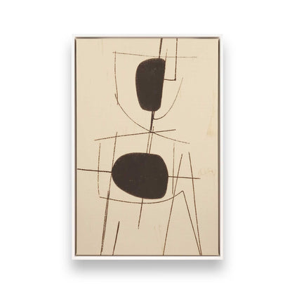 [Color:Opaque White], Picture of art in a White frame