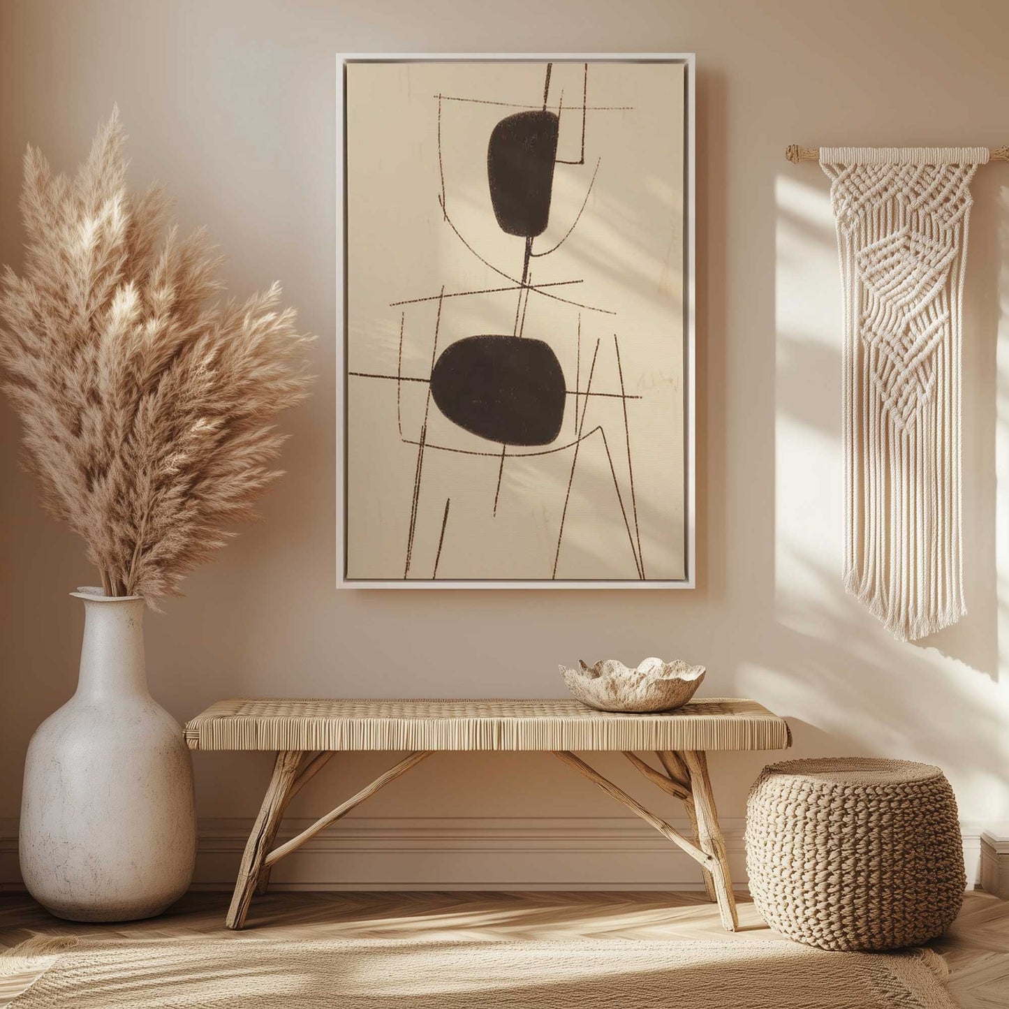 Picture of art in a room