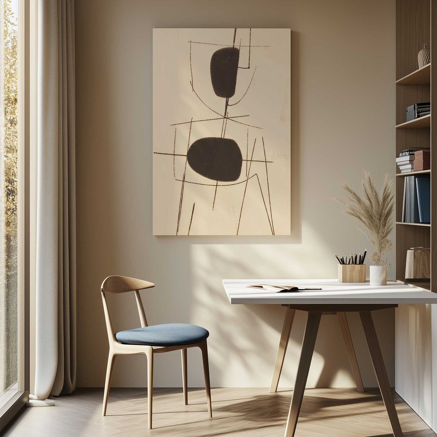 Picture of art in a room