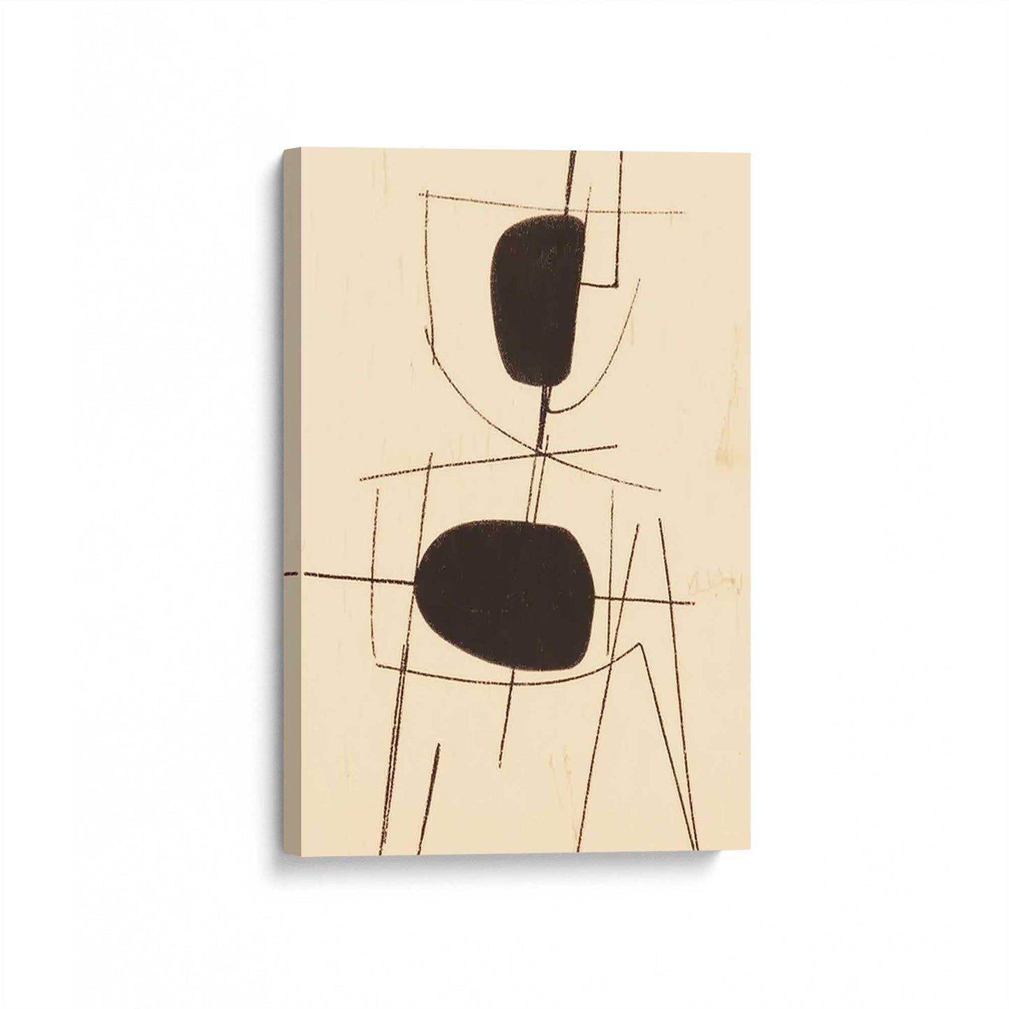 [Color:Stretched Canvas], Picture of art at an angle