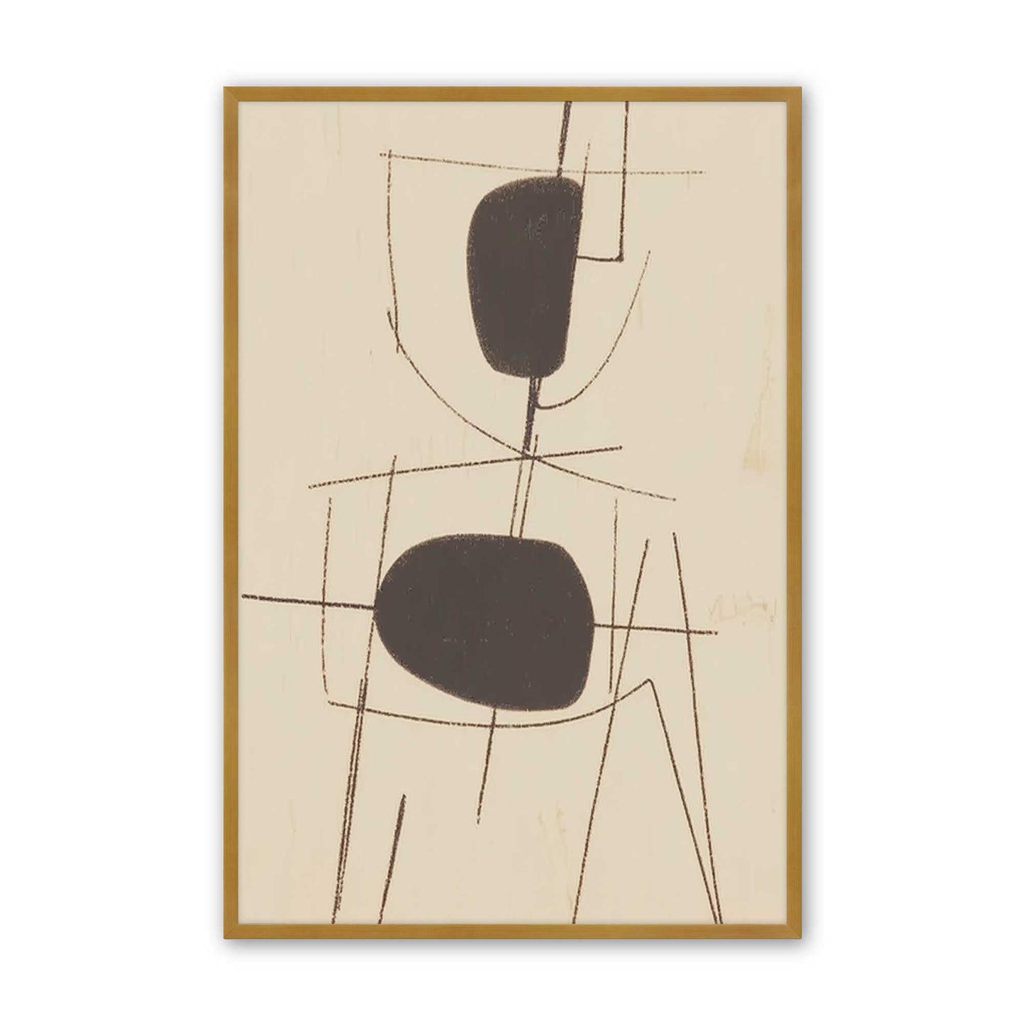 [Color:Polished Gold], Picture of art in a Polished Gold frame