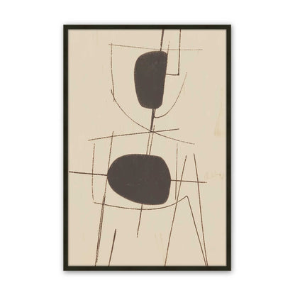 [Color:Satin Black], Picture of art in a Satin Black frame