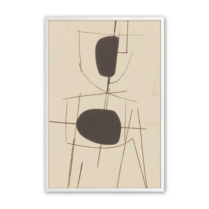 [Color:Opaque White], Picture of art in a Opaque White frame