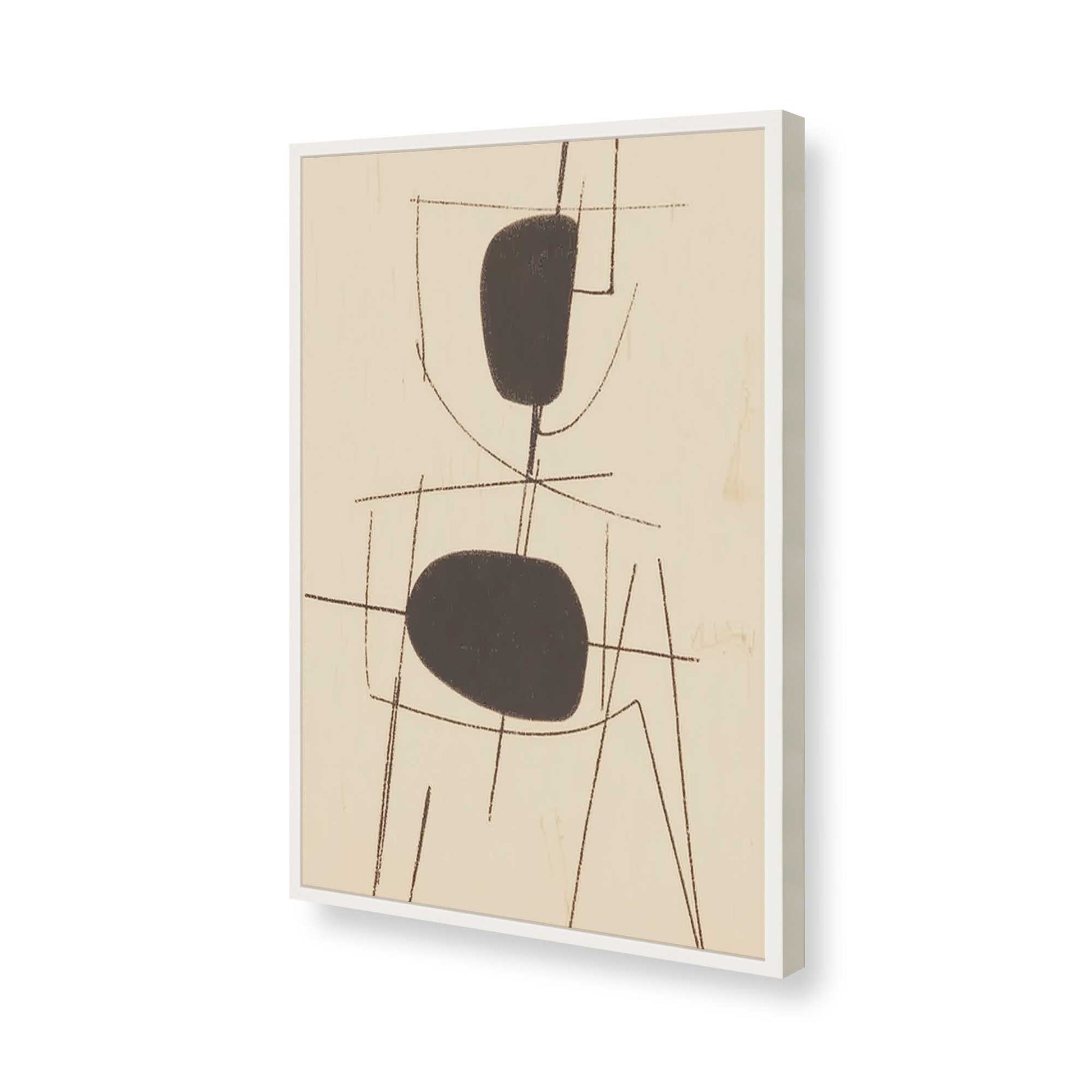 [Color:Opaque White], Picture of art in a Opaque White frame of the corner