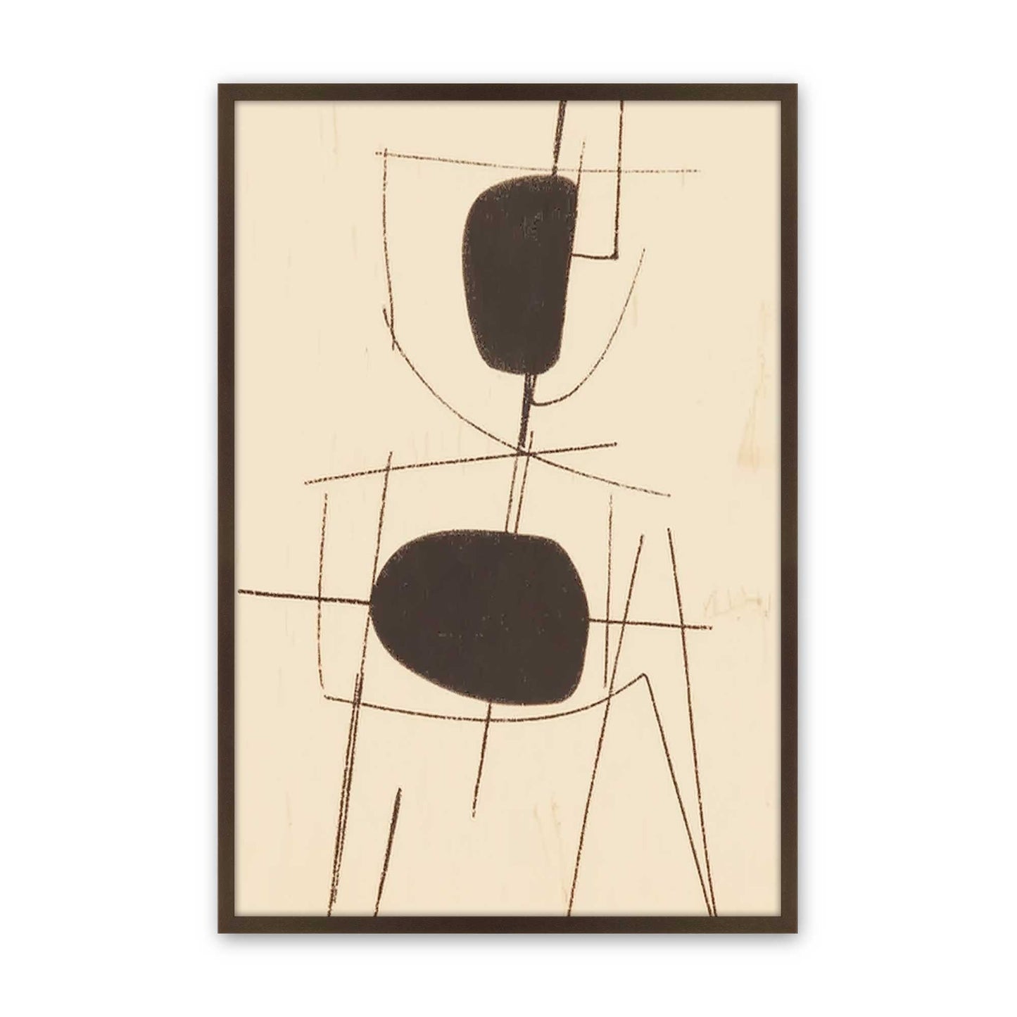 [Color:Belvinder Brown], Picture of art in a Belvinder Brown frame