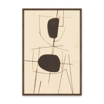 [Color:Walnut], Picture of art in a Walnut frame