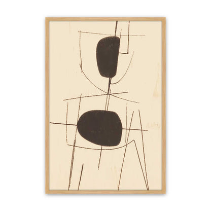 [Color:American Maple], Picture of art in a American Maple frame