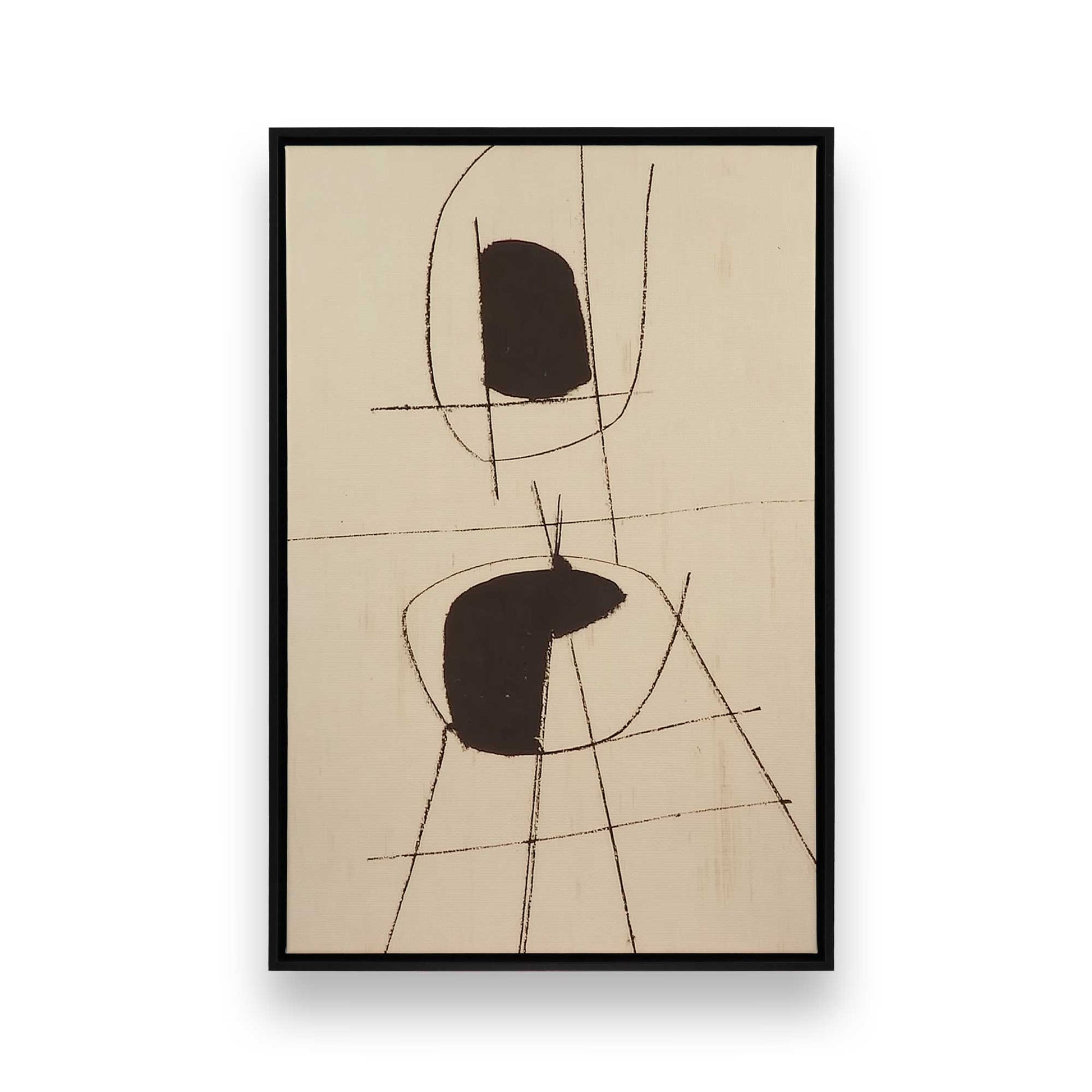 [Color:Satin Black], Picture of art in a Satin Black frame