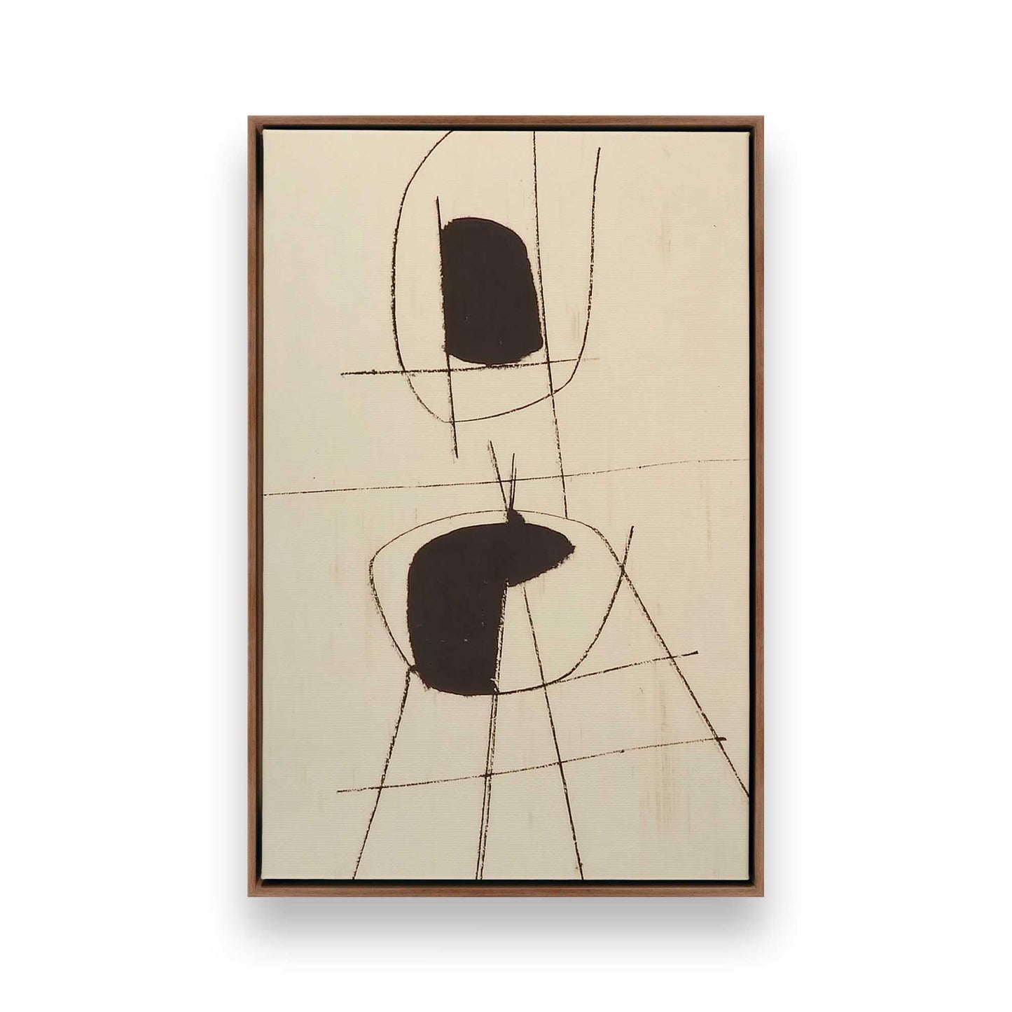 [Color:Walnut], Picture of art in a Walnut frame