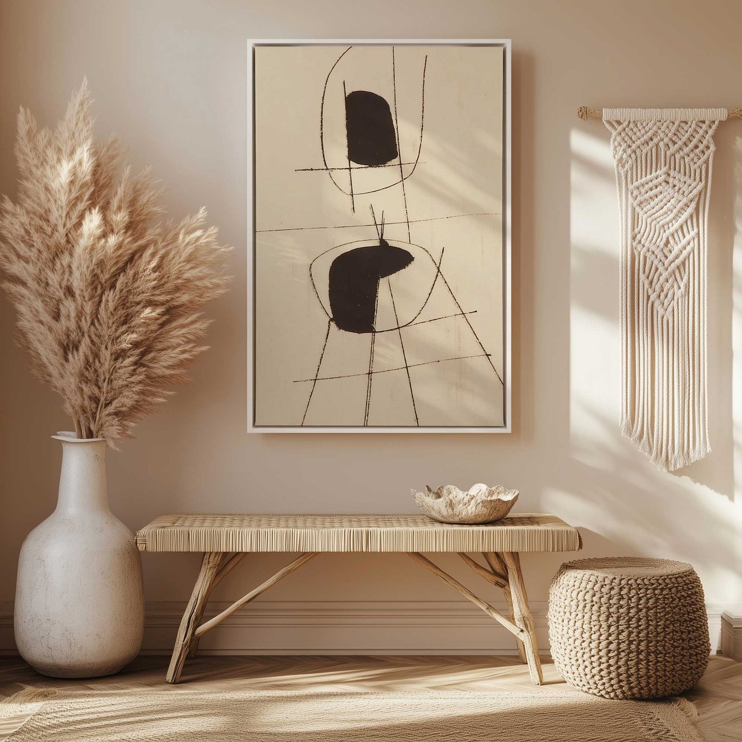 Picture of art in a room