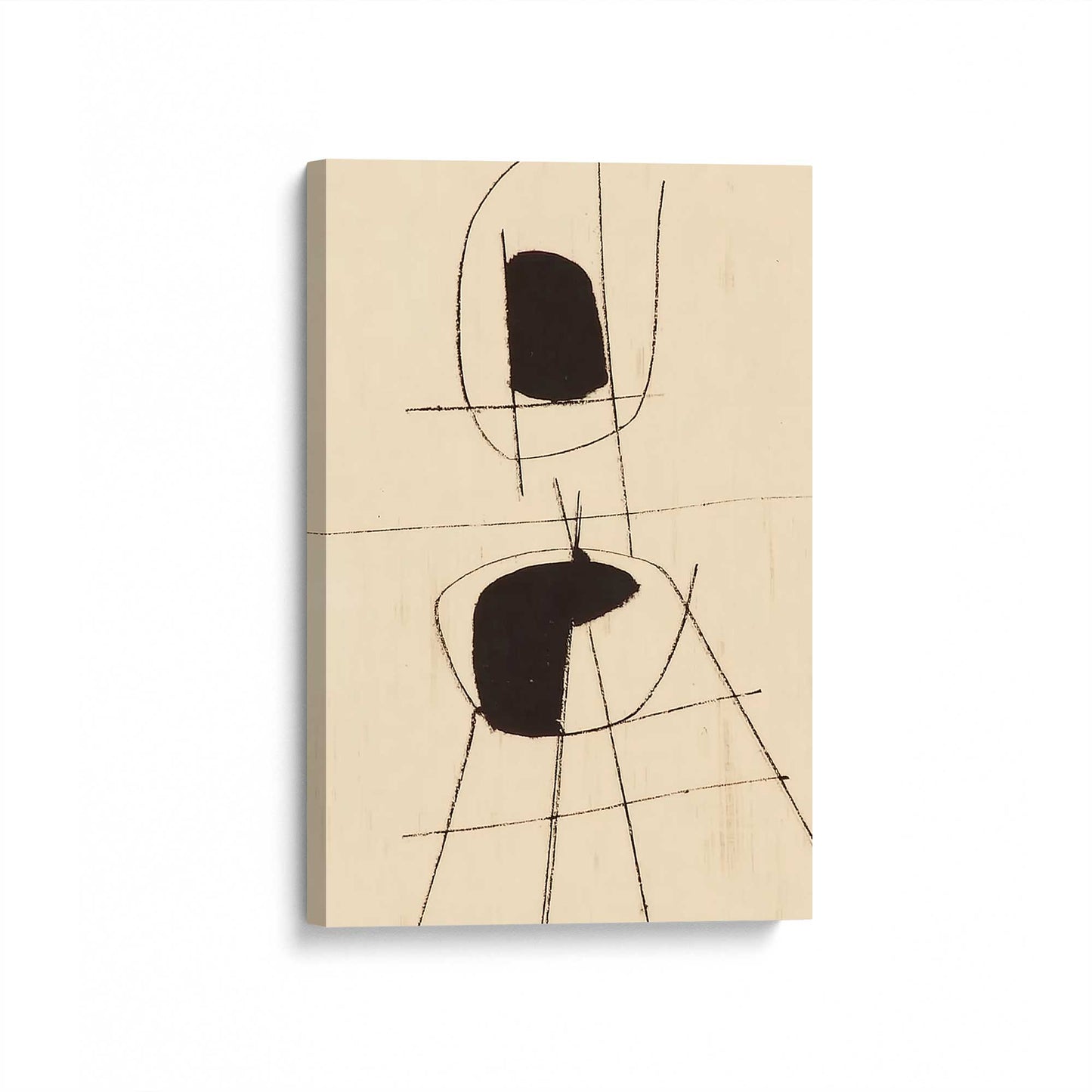 [Color:Stretched Canvas], Picture of art at an angle