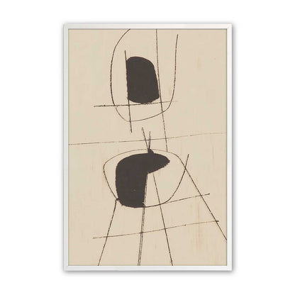 [Color:Opaque White], Picture of art in a Opaque White frame